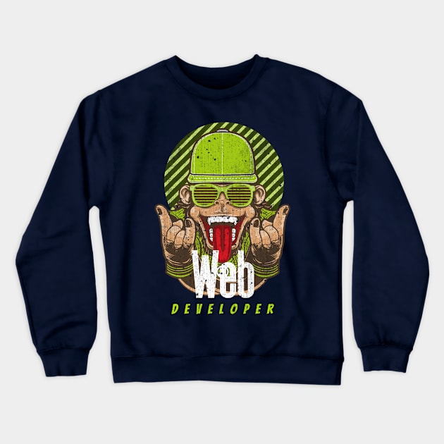 The Web Developer Crewneck Sweatshirt by ArtDesignDE